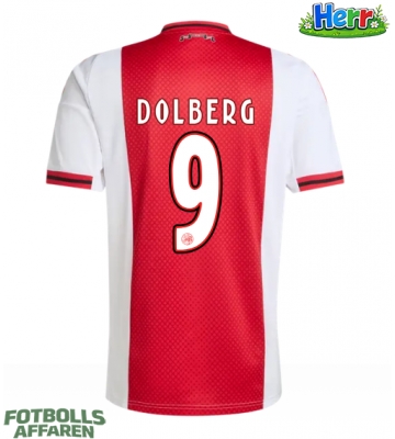 Ajax Kasper Dolberg #9 Hemmatröja 2025-26 Kortärmad